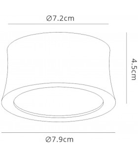 Spotlight, 7W LED, 3000K, 520lm, Sand Black - 2