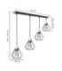 Selene Bar Pendant Ceiling Light Black Silver 4x E27-2