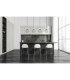 Selene Bar Pendant Ceiling Light Black Silver 4x E27-3