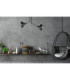 Hermes Semi Flush Ceiling Light Black 2x E27-2