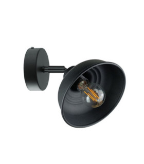 Faun Single Spotlight Black 1x E27-1