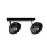 Faun Twin Ceiling Spotlight Black 2x E27-1