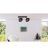 Faun Twin Ceiling Spotlight Black 2x E27-3