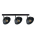 Faun Ceiling Spotlight Bar Black 3x E27-1