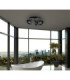 Faun Ceiling Spotlight Clusters Black 3x E27-2