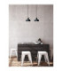 Hebe Bar Pendant Ceiling Light Black Gold 2x E27-2