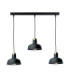 Hebe Bar Pendant Ceiling Light Black Gold 3x E27-1
