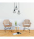 Selene Cluster Pendant Ceiling Light Black 3x E27-3