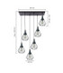 Selene Cluster Pendant Ceiling Light Black 6x E27-2