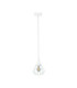 Selene Wire Frame Pendant Ceiling Light White 1x E27-1