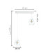 Selene Wire Frame Pendant Ceiling Light White 2x E27-2
