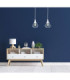Selene Wire Frame Pendant Ceiling Light White 2x E27-3
