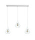 Selene Wire Frame Pendant Ceiling Light White 3x E27-1