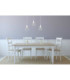 Selene Wire Frame Pendant Ceiling Light White 3x E27-3