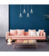 Selene Bar Pendant Ceiling Light White 4x E27-3