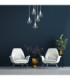 Selene Cluster Pendant Ceiling Light White 5x E27-3