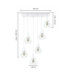 Selene Cluster Pendant Ceiling Light White 6x E27-2