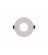 Flush Recessed Spotlight Round, 1 x GU10 (Max 12W), White - 1