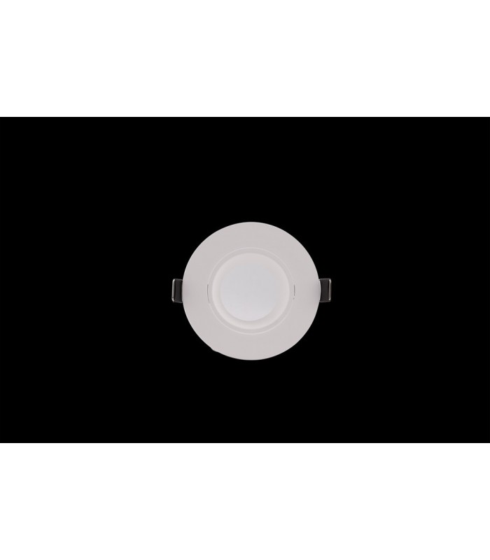 Flush Recessed Spotlight Round, 1 x GU10 (Max 12W), White - 3