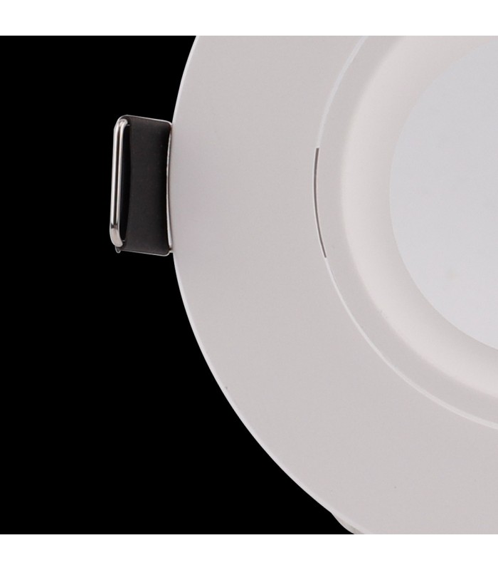 Flush Recessed Spotlight Round, 1 x GU10 (Max 12W), White - 4