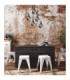 Lacrima Cluster Pendant Ceiling Light Black Smoky Glass Shade 5x E27-3