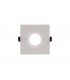 Flush Recessed Spotlight Square, 1 x GU10 (Max 12W), White - 1
