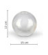 Star Dome Wall Lamp Black Transparent Glass Shade 1x E27-4