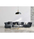 Trex Dome Pendant Ceiling Light Black Gold 1x E27-2