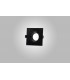 Flush Recessed Spotlight Square, 1 x GU10 (Max 12W), Black - 3