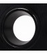 Flush Recessed Spotlight Square, 1 x GU10 (Max 12W), Black - 4