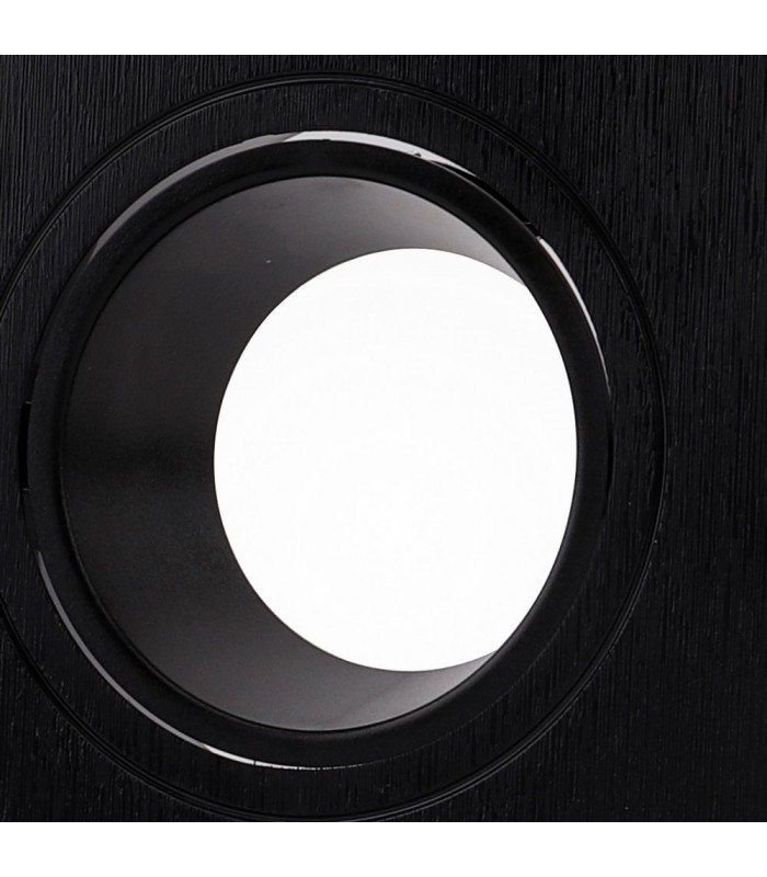 Flush Recessed Spotlight Square, 1 x GU10 (Max 12W), Black - 4