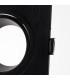 Flush Recessed Spotlight Square, 1 x GU10 (Max 12W), Black - 5