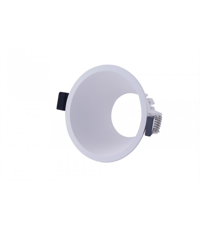 Funnel Centre Cut Out Recessed Spotlight Round, 1 x GU10 (Max 12W), White - 1
