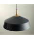 Layla Dome Pendant Ceiling Light Black Gold 1x E27-5