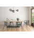 Kaliope Multi Arm Pendant Ceiling Light Black Smoky Glass Shade 4x E27-2