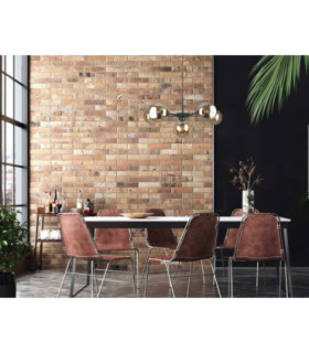Kaliope Globe Ceiling Light Black Amber Glass Shade 6x E27-2
