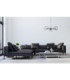 Kaliope Multi Arm Pendant Ceiling Light Black Transparent Glass Shade 6x E27-2