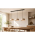 Latte Bar Pendant Ceiling Light Beige Gold 3x E27-4
