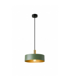 Haki Dome Pendant Ceiling Light Green Gold 1x E27-1