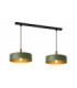 Haki Bar Pendant Ceiling Light Green Gold 2x E27-1