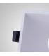 Funnel Centre Cut Out Recessed Spotlight Square, 1 x GU10 (Max 12W), White - 4