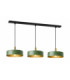 Haki Bar Pendant Ceiling Light Green Gold 3x E27-1