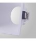 Funnel Centre Cut Out Recessed Spotlight Square, 1 x GU10 (Max 12W), White - 5