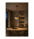 Latte Dome Pendant Ceiling Light Beige 1x E27-5