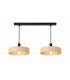 Latte Bar Pendant Ceiling Light Beige 2x E27-3