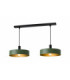 Haki Bar Pendant Ceiling Light Green 2x E27-1