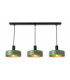 Haki Bar Pendant Ceiling Light Green 3x E27-3