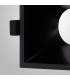 Funnel Centre Cut Out Recessed Spotlight Square, 1 x GU10 (Max 12W), Black - 5
