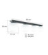 Mondi Bar Globe Ceiling Light Black White Glass Shade 4x E27-4