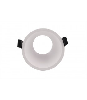Funnel 45deg. Cut Out Recessed Spotlight Round, 1 x GU10 (Max 12W), White - 1